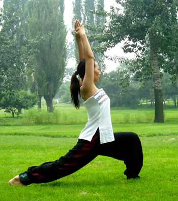 在老板眼皮底下练瑜伽