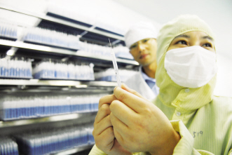 督查麻疹疫苗注射器质量