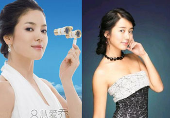 韩国甜美女王俏丽发型PK