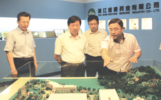 浙江省政府领导到维康调研