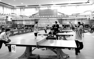 北京卫生系统赛“乒乓”