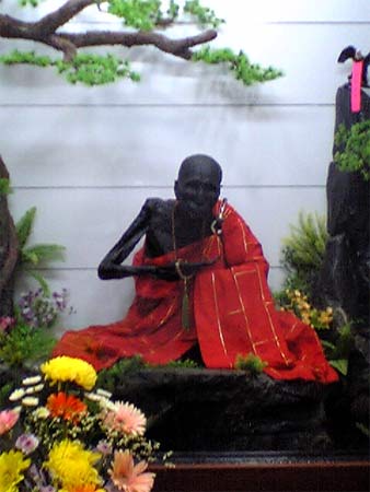 和尚圆寂三年肉身未腐还长头发图