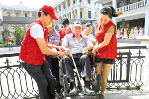 旅游日志愿者助残