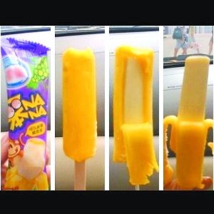 笨NANA香蕉皮常温放置1天变胶状 雀巢称系果冻