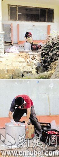 网友爆水果店白桃一秒变红桃 疑为人工漂红