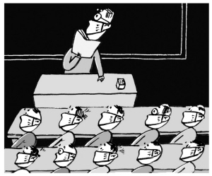 戴口罩上课 该反省些什么