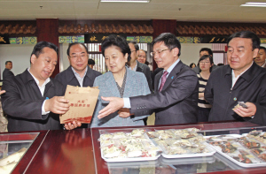 刘延东视察开封市中医院