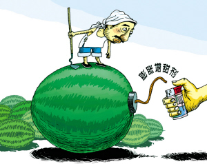 长得太快 不是西瓜的错