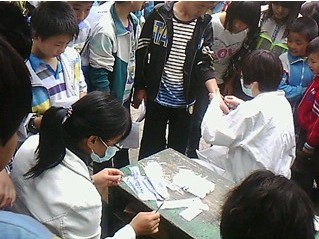 定陶县开展学生结核病筛查