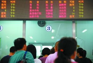 北京21家医院取消点名挂号 患者只能选科室职称