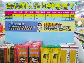 小表格助顾客对症购药