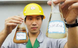 100吨潲水=1吨生物柴油 渝200吨生物柴油卖到韩国