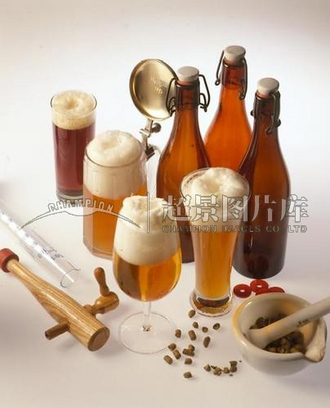 提示：啤酒具有美容护发功效