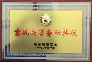 新华制药荣获山东省富民兴鲁劳动奖状