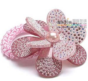 发夹 演绎蝴蝶与花的爱恋