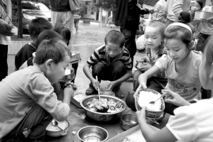 他们没有食堂