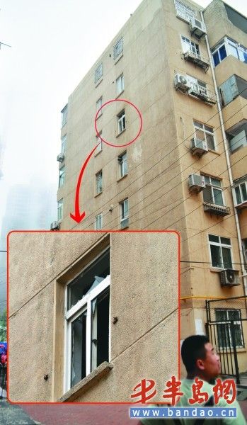 居民家中发生爆炸1人被炸出5楼坠亡