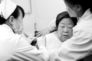 北京免费为老人和学生接种流感疫苗
