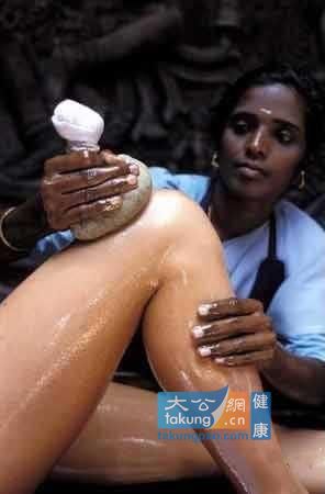 神秘的古印度女体按摩术