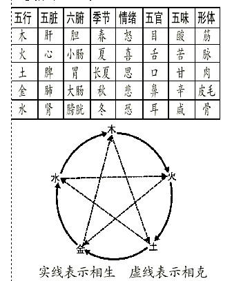 怎样理解中医的五行