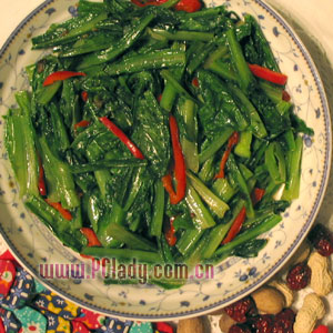 女人的最爱 香灼油麦菜