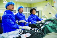 中日同台竞技 冠心病介入手术实况转播