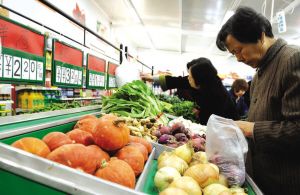 农民直供超市蔬菜比市场价格便宜近三成
