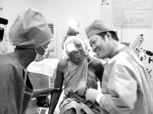 “我要向中国医生说声谢谢”