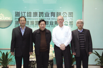 荷兰Kinesis Pharma总经理考察浙江维康