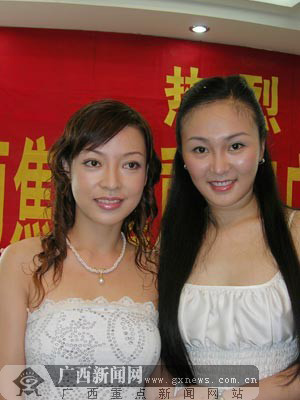 广西首位人造美女亮相