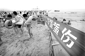 北戴河海蜇伤人过千