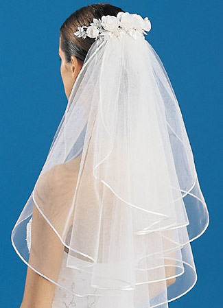 千娇百媚新娘头纱12种戴法