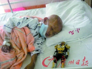 业主10天募20万救助白血病男童
