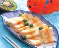 儿童菜肴 夹心鱼片糕
