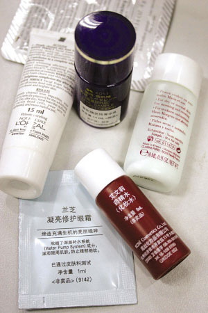 警惕廉价化妆品小样藏祸水