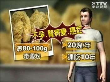 台湾毒淀粉殃及小吃业 大陆尚未发现流入