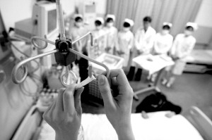 医院为病逝患者举行生命最后仪式