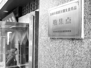 苏州55家药店定点回收过期药