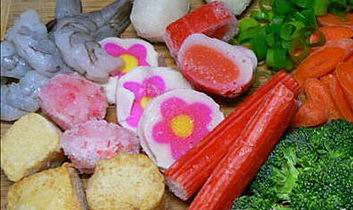 美味料理 海鲜豆浆锅