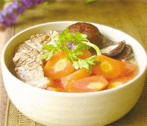 胡萝卜香菇炖牛肉