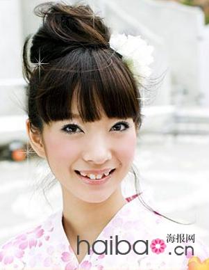 轻松搞定青春可爱日本少女盘发