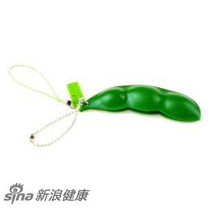 捏毛豆