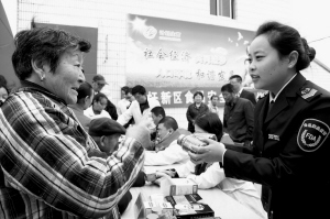 食品药品监督宣传进社区