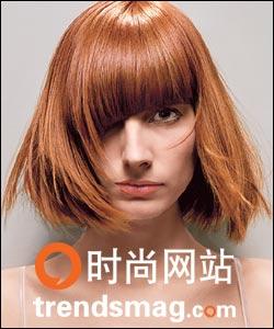 简单诱惑不对称刘海造型