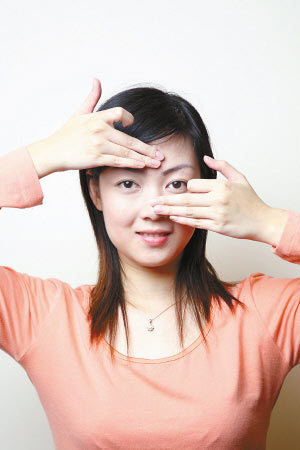 挺拔鼻梁