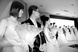 集体婚宴倡导节俭