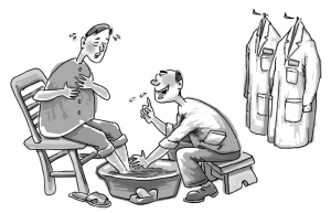 普通医生“被洗脚”为何会心生不安