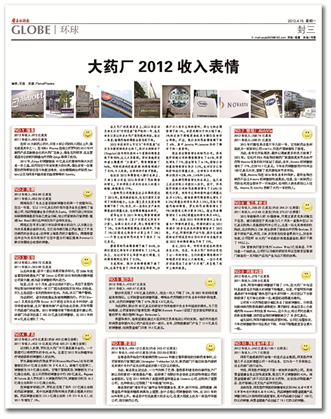 强生保持领先 艾伯维腾位礼来
