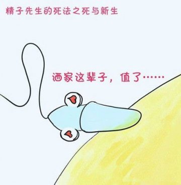 漫画图解精子先生的15种死法