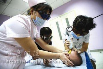 激光治疗儿童血管类疾病